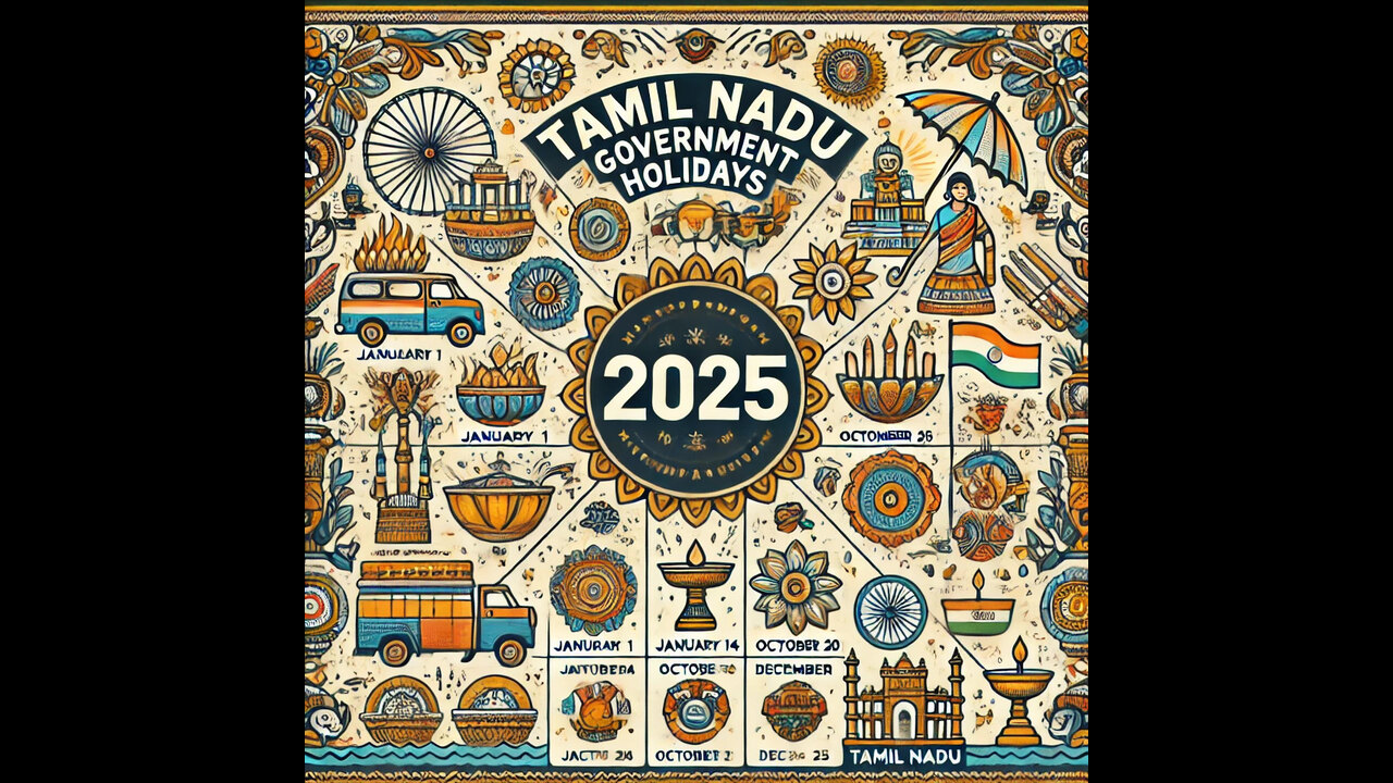 Tamil Nadu Government Holidays Complete Calendar for 2025 Tamil Nadu